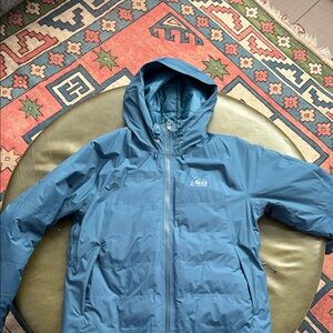 REI Stonehenge Men Small Teal Jacket